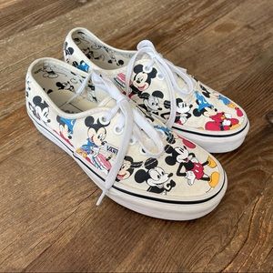 Disney Vans Mickey’s 90th birthday Sneakers Women’s Size 5